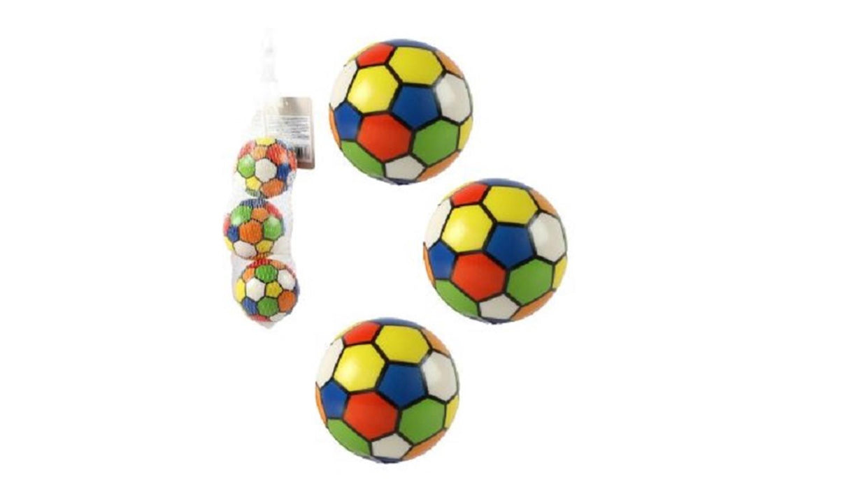 Boules en cuir artificiel 3 pièces en filet 6cm