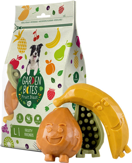 Garden Bites duvoplus - snacks pour chiens fruités amis - friandises pour chiens - végétarien sans gluten - grand 3pcs