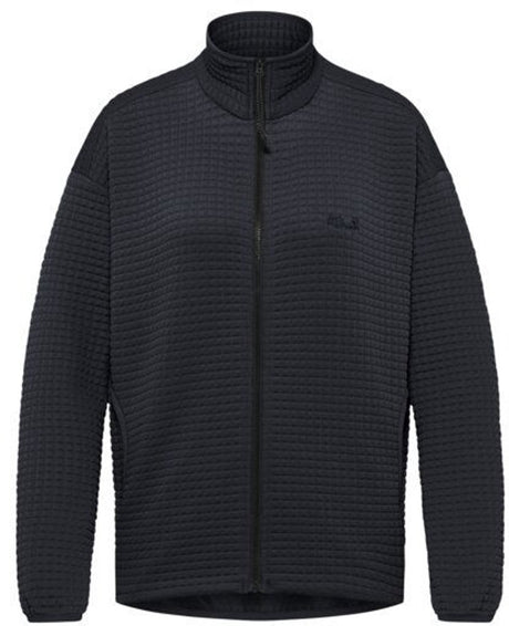 Jack wolfskin mogari veste polaire femme - polaire longue fermeture éclair pour femme - marine foncé marine foncé
