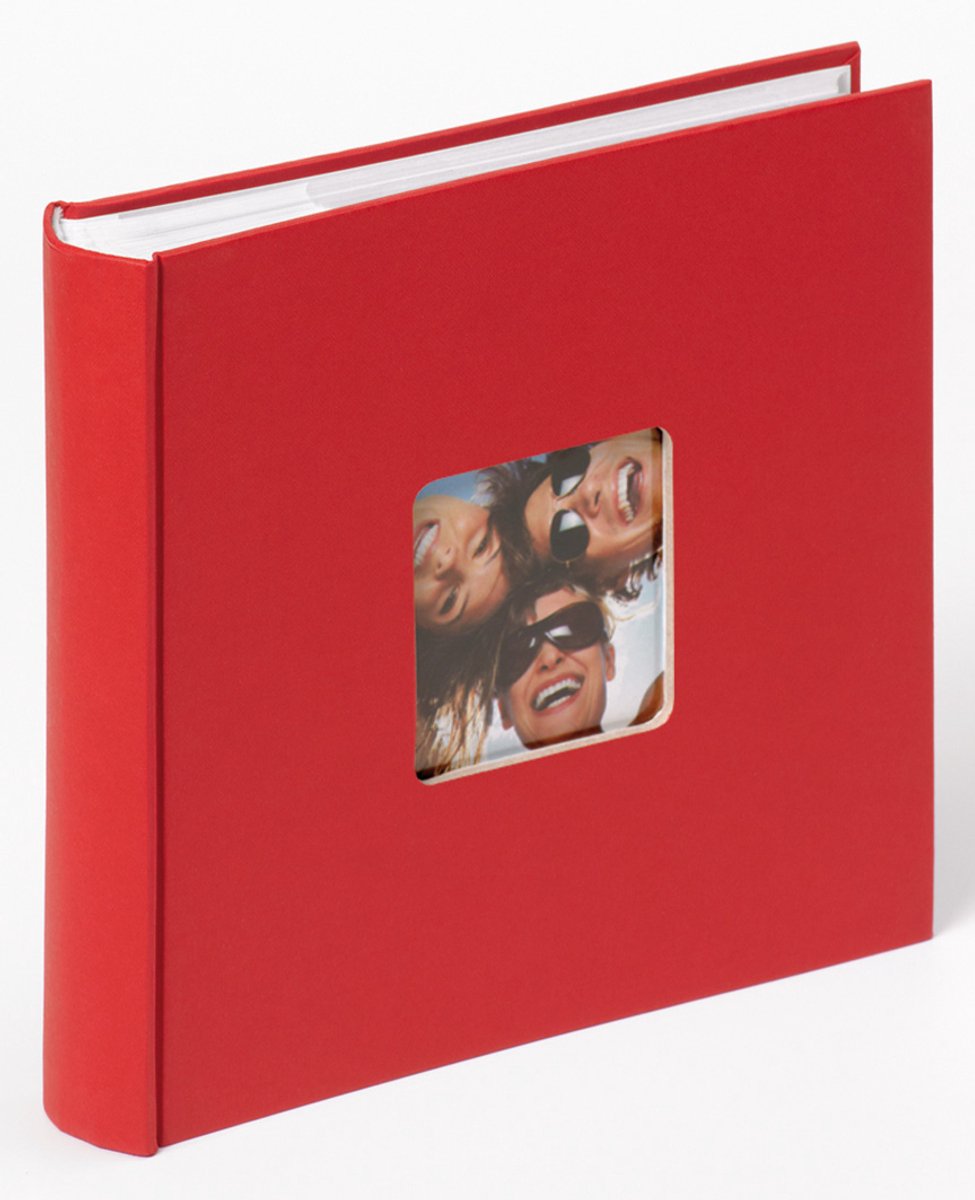 Walther me-116-r fun - album mémo - 200 photos 13 x 18 cm - rouge