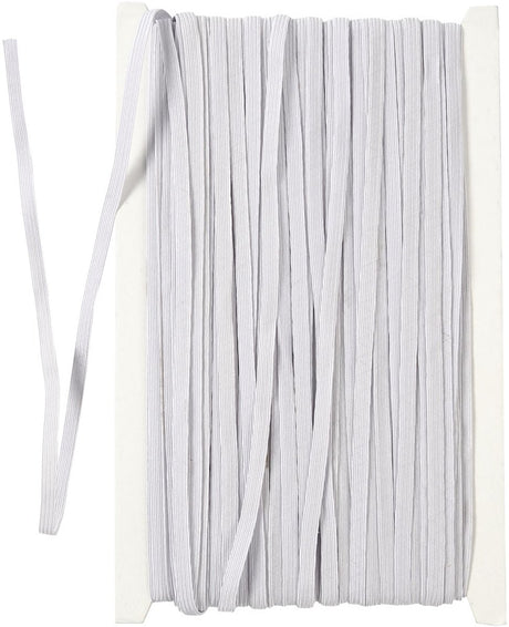 Société créative https: www.ccobby.nl elastic-w-6-mm-white-50-m-1-roll