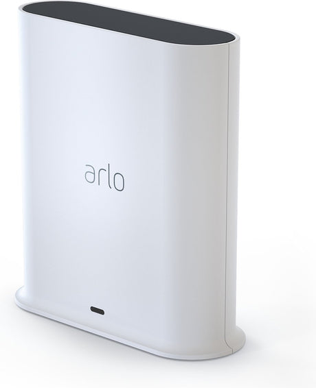 Arlo Ultra Smart Hub (Blanc) - Smart Hub - Accessoire certifié - Stockage local via carte Micro SD, WiFi 2,4 5 GHz, câble Ethernet, connectivité Apple Home Kit - Compatible avec sonnettes, caméras, projecteurs - VMB5000-100eus