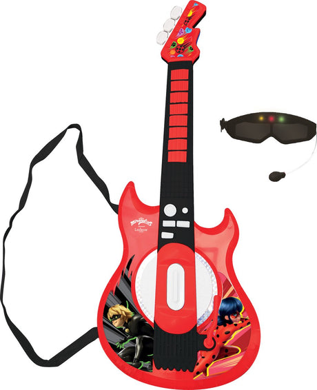Guitare électronique Miraculous Ladybug avec lumière