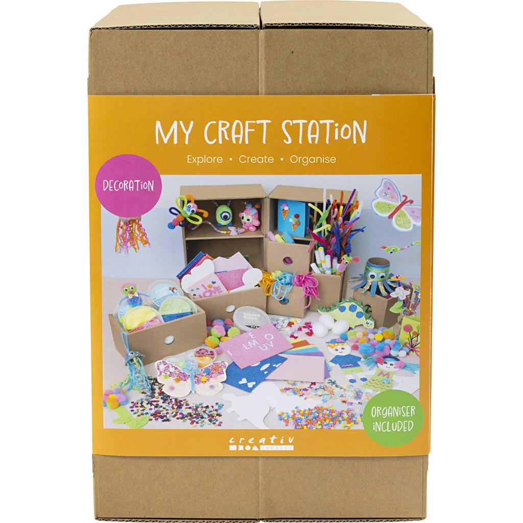 Société créative ma décoration de station artisanale, différentes couleurs, 1 boîte