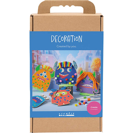 Creativ company hobby set décoration, échantillons, couleurs colorées et gaies, couleurs fortes, 1 boîte