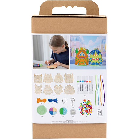 Creativ company hobby set décoration, échantillons, couleurs colorées et gaies, couleurs fortes, 1 boîte