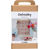 Creativ company hobby set broderie, décoration à suspendre, lin, 1 boîte