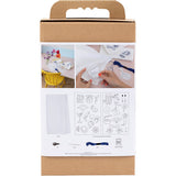 Creativ company hobby set broderie, serviettes, blanc cassé, 1 boîte
