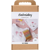 Creativ company hobby set broderie, t-shirt, blanc, 1 boîte