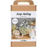 Creativ company kit de fabrication de savon, luffa, vert olive, 1 boîte