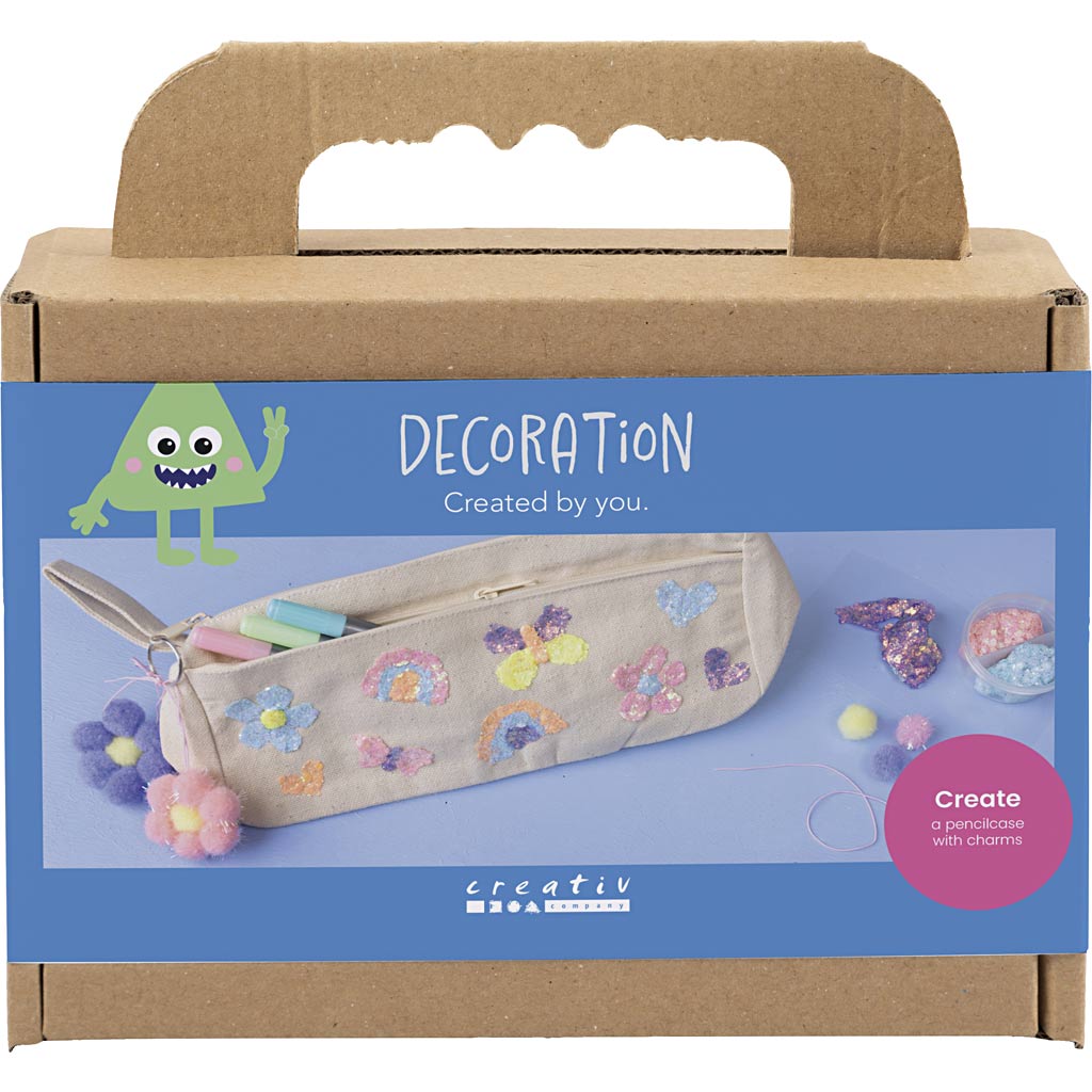 Creativ company mini hobby set décoration, trousse, couleurs pastel, 1 boîte