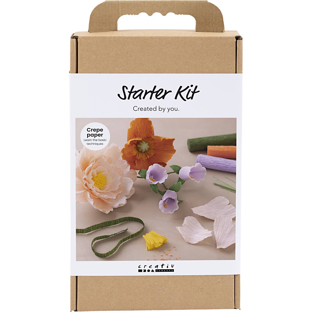 Kit de fleurs de crêpapier