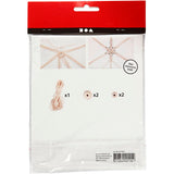 Creativ company mini kit créatif macramé flocon de neige