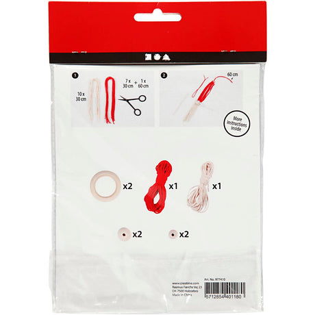 Creativ company mini kit créatif pendentif gnome de Noël