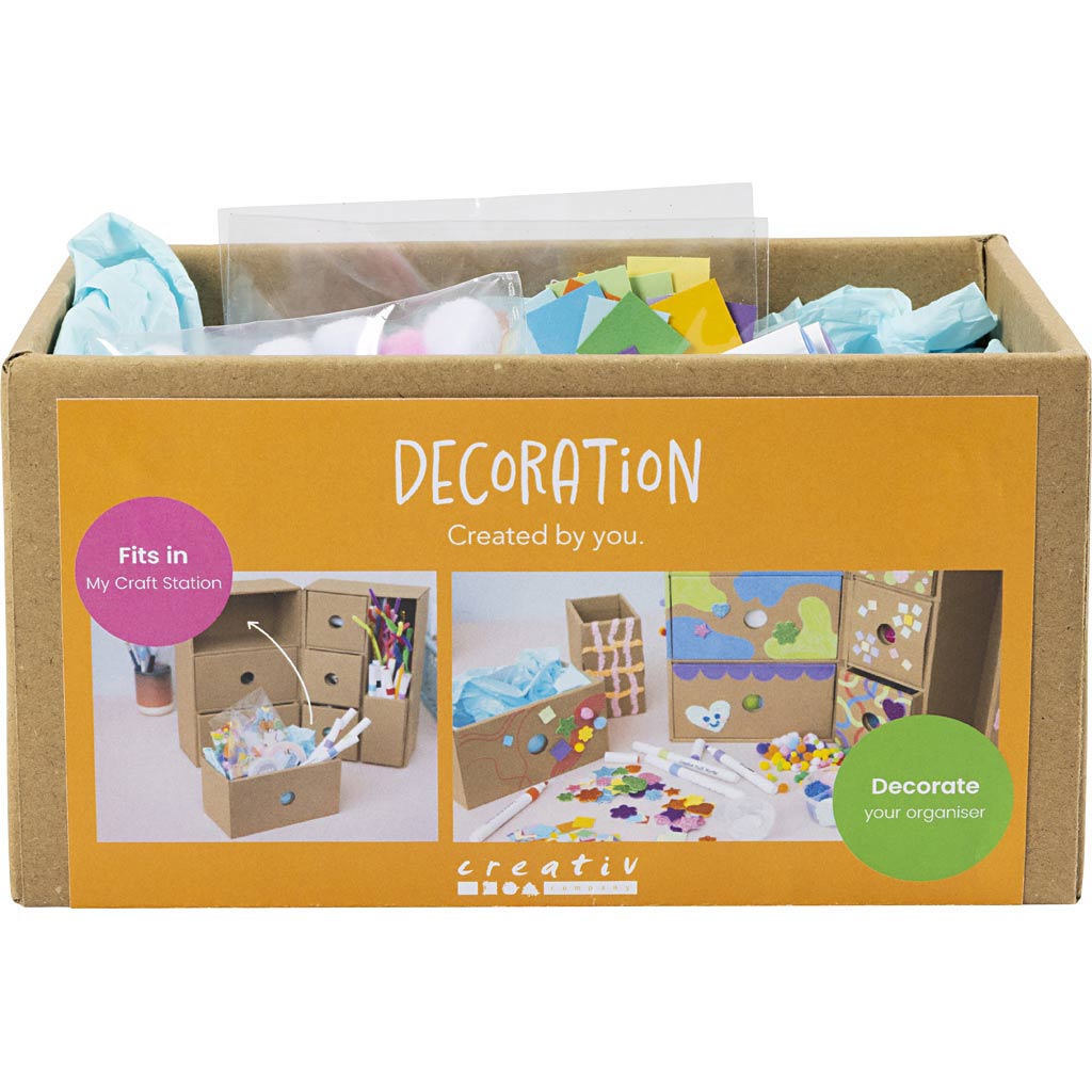 Société créative ma décoration de station artisanale, différentes couleurs, 1 boîte