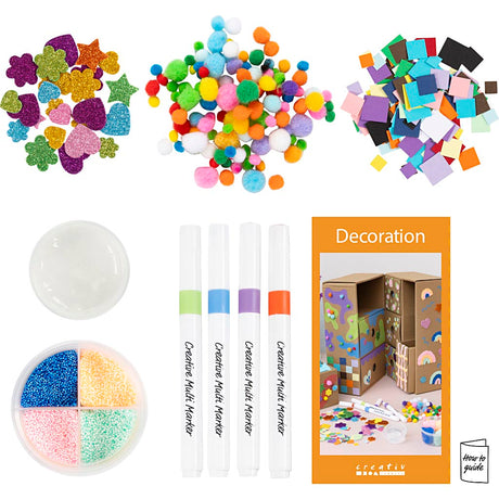 Société créative ma décoration de station artisanale, différentes couleurs, 1 boîte