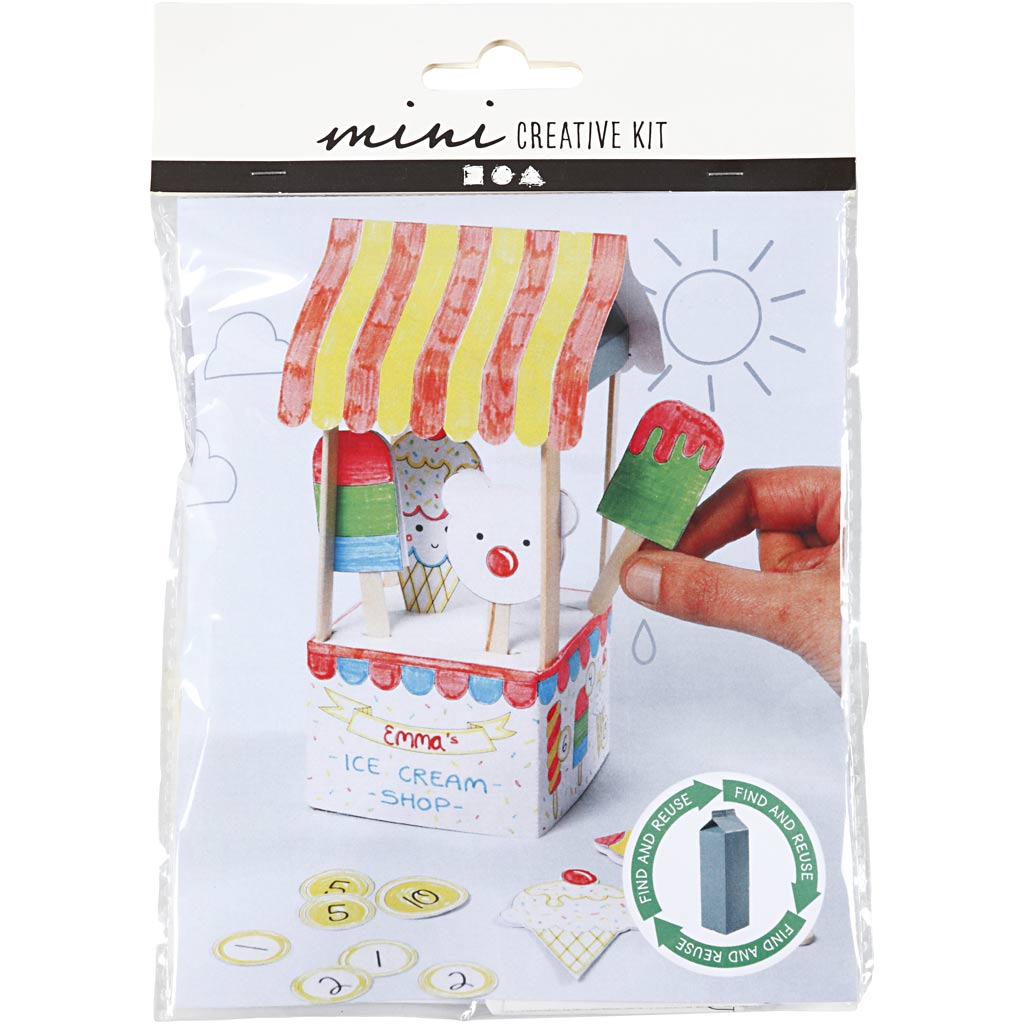 Https : www.ccobby.nl creative-mini-kit-carton de lait-salon de crème glacée-1-boîte