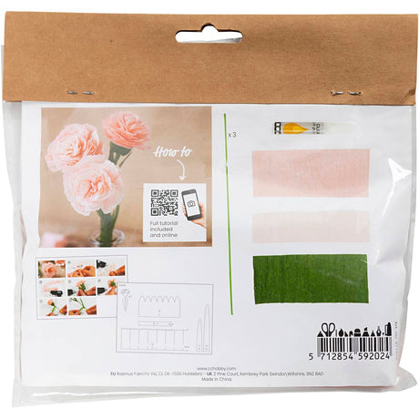 Creativ Company Mini Hobbyset Crepepapier œillets