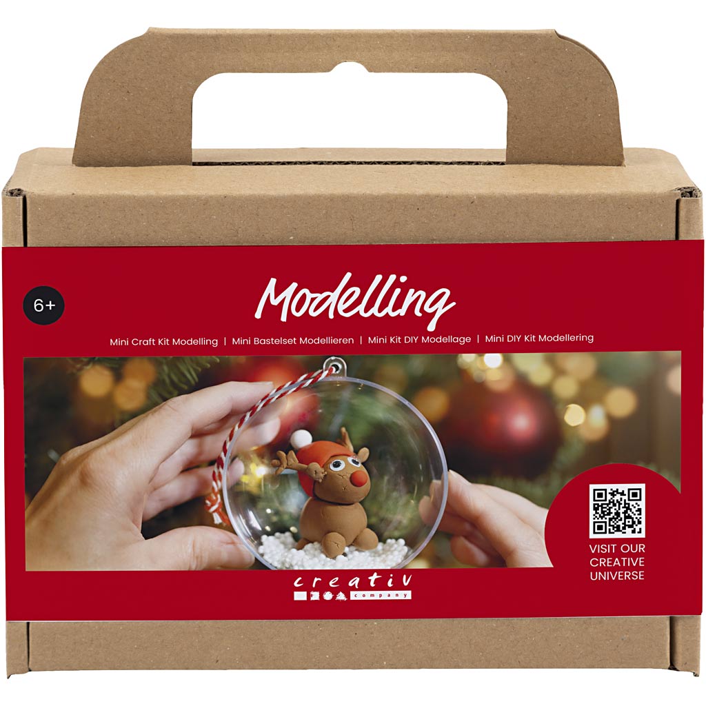 Creativ company mini hobby set sculpture, renne, 1 boîte