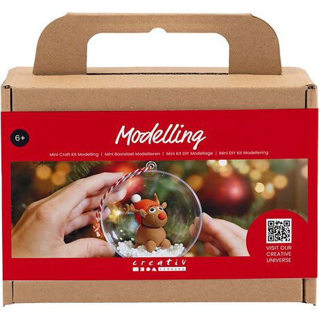 Creativ company mini hobby set sculpture, renne, 1 boîte