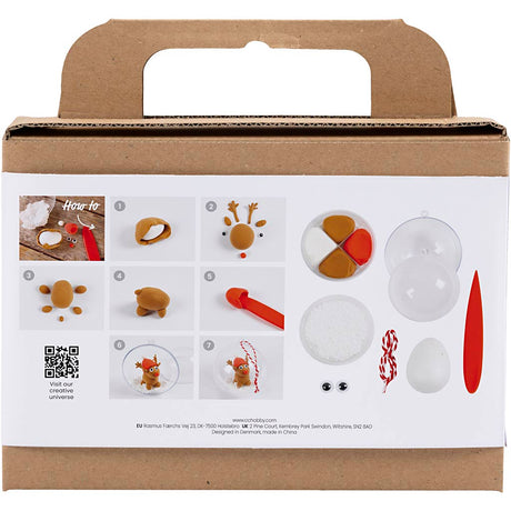 Creativ company mini hobby set sculpture, renne, 1 boîte