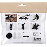 Creativ company mini kit de loisirs pour sculpture, chauves-souris, 1 boîte