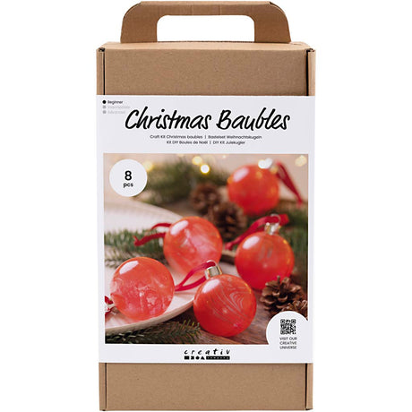 Creativ company hobby set Boules de Noël, marbre, 1 boîte