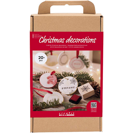 Creativ company hobby set décorations de Noël, argile auto-durcissante, 1 boîte