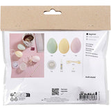 Creativ company mini hobby set décoration, œufs, couleurs pastel, 1 boîte