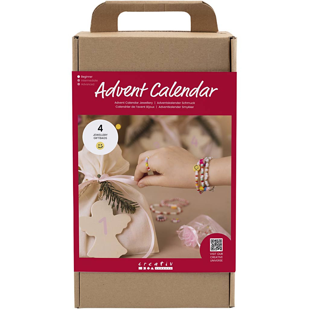 Bijoux de calendrier de l'avent Creativ company, bijoux, 1 boîte