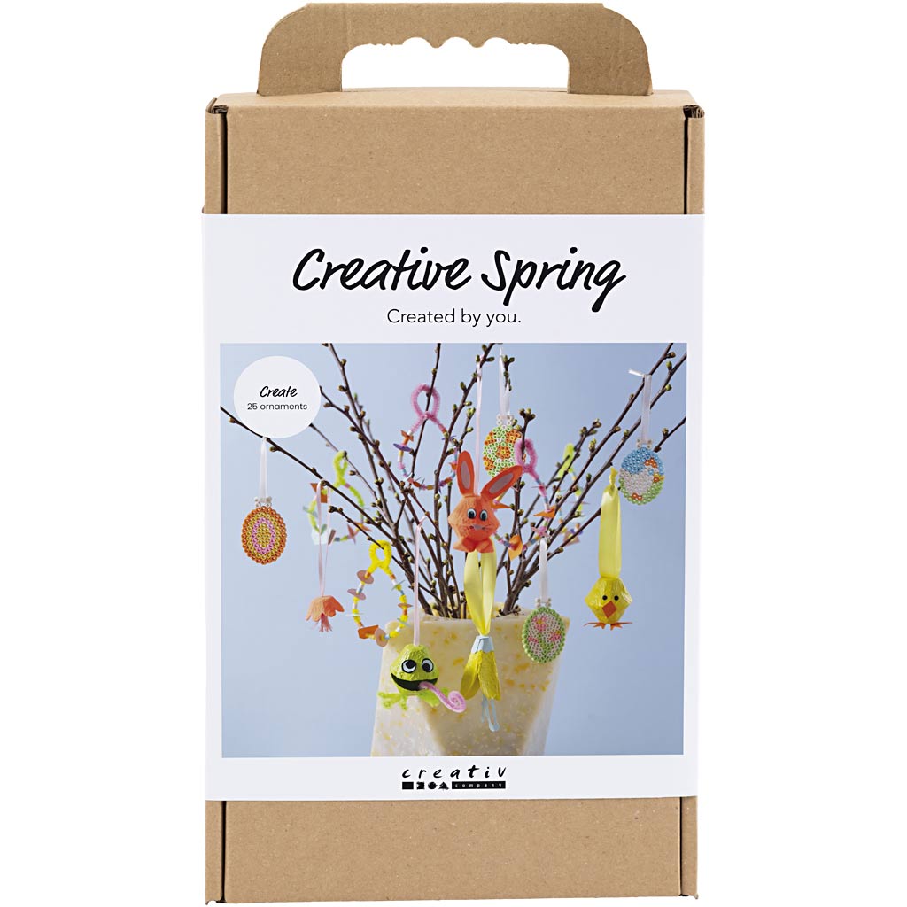 Creativ company boîte créative printemps créatif, différentes couleurs, 1 boîte