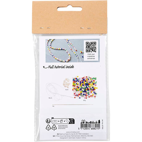 Creativ Company Mini Hobbyset Bijoux Colliers de perles d'eau fraîche