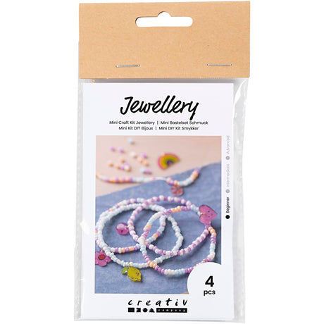 Creativ Company Mini Hobbyset Jewelry Shrink Film Film Bracelets Purple