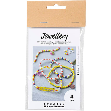 Creativ Company Mini Hobbyset Jewelry Shrink Film Bracelets jaune