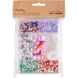 Creativ company boîte créative à bijoux, mélange de bonbons, env. Plus de 1600 pièces, couleurs pastel, 1 boîte
