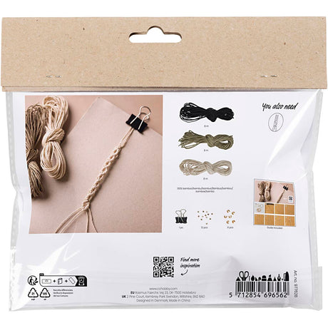 Https : www.cchobby.nl mini-hobbyset-macrame-bracelet-noir-olive marron-sable couleur-1-box