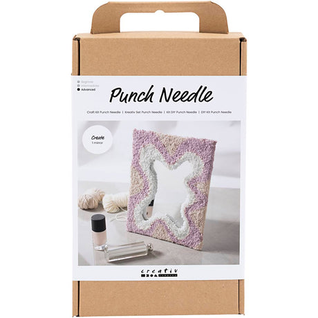 Creativ Company Hobbyset Punch Needle Spiegel décore