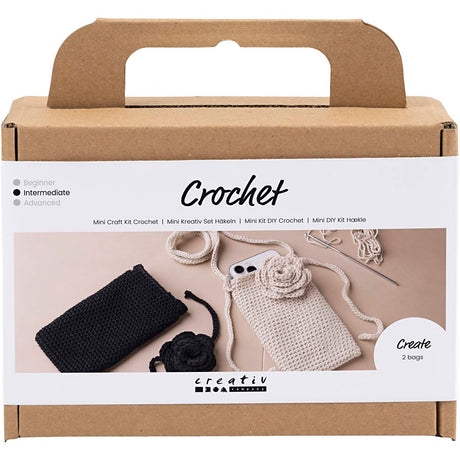 Creativ Company mini sac haken hobbyset avec roos