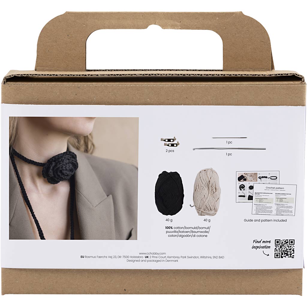 Creativ Company mini sac haken hobbyset avec roos
