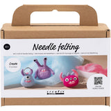 Creativ Company Mini Hobbyset aiguille en feutre monstre