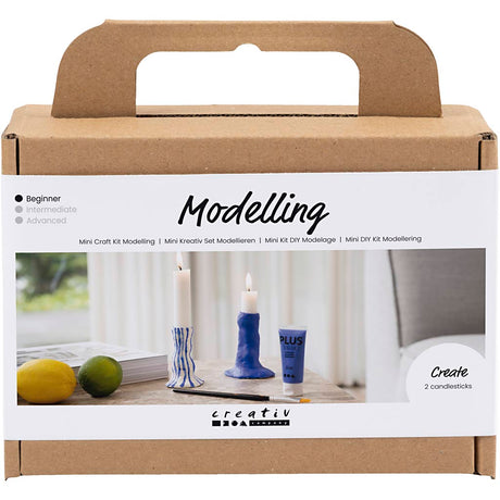 Creativ company mini hobby set sculpture, chandelier, ultra marine, 1 boîte