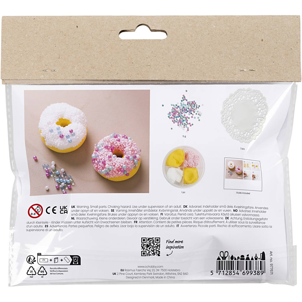 Creativ Company Mini Hobbyset Modèle Donuts