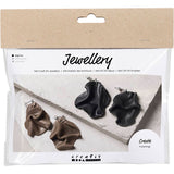Creativ company mini hobby set bijoux, boucles d'oreilles courbées, 1 boîte