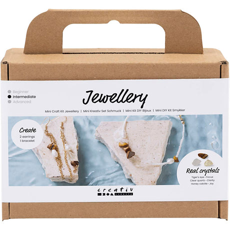 Entreprise créative https : www.cchobby.nl mini-hobbyset-jewelry-cristal-necklace-and-earrings-1-box