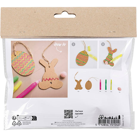 Creativ company mini hobby set décoration de figurines de Pâques