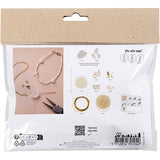 Creativ company mini hobby set bijoux, bracelet avec cristal de roche, 1 boîte