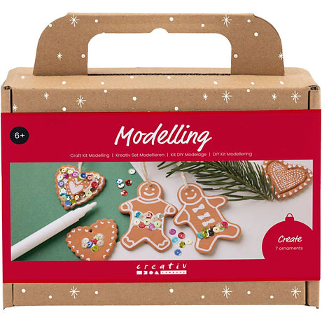 Creativ company kit de modélisme, petites figurines de gâteaux, marron moyen, 1 boîte
