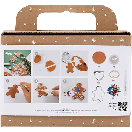 Creativ company kit de modélisme, petites figurines de gâteaux, marron moyen, 1 boîte