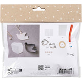 Creativ company mini kit de loisirs sculptant, pigeons, blanc cassé, 1 boîte