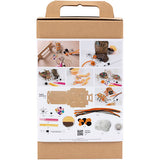 Creativ company hobby set décoration, insectes, vers et pierres tombales, différentes couleurs, 1 boîte